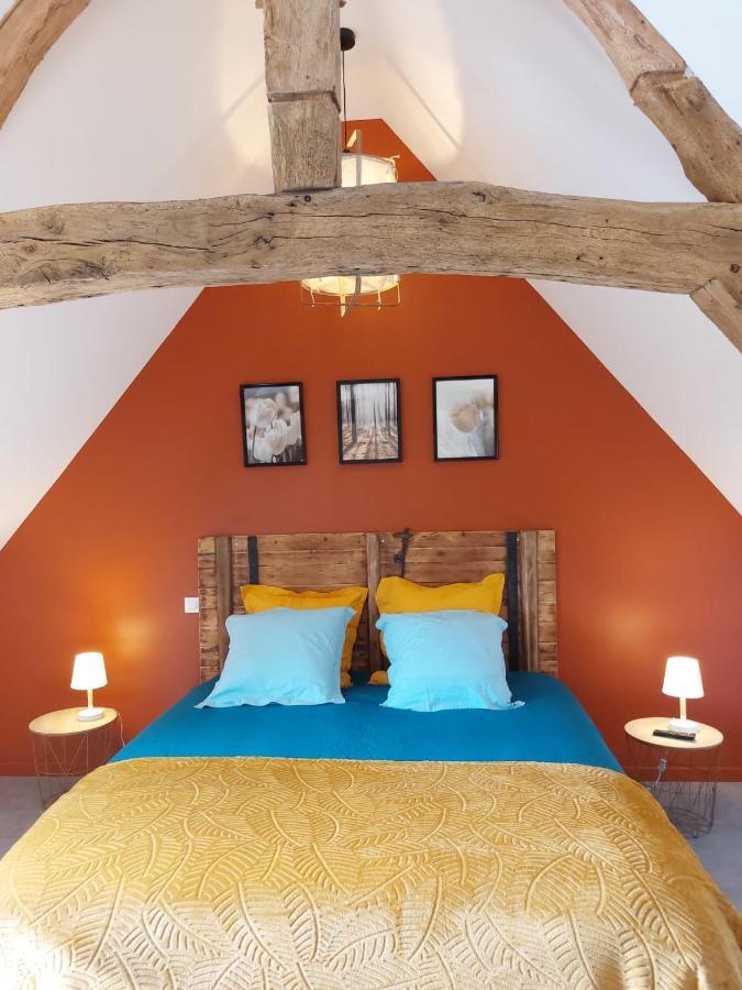 Les Clematites, Maison De Campagne. Boissy-les-Perche Eksteriør billede